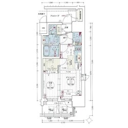 エステムコート名古屋新栄IIアリーナの物件間取画像